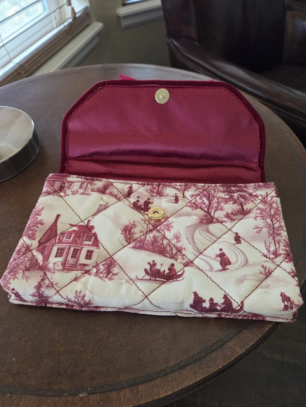 Paper Source Toile Winter Scene Book Cover